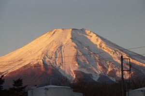 2014.１.１早朝紅富士